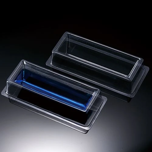 55ml PVC Çözelti Leğenleri V-şekilli Tabanlı Şeffaf