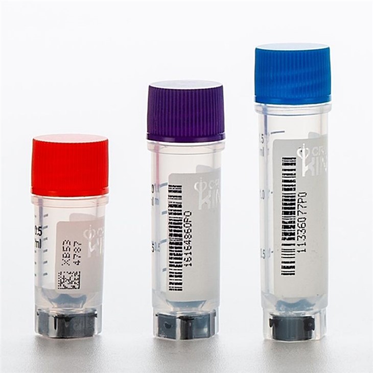 0.5ml, 1.0ml, 1.5ml, 2.0ml And 5.0ml Multi-Coded Cryogenic Vials